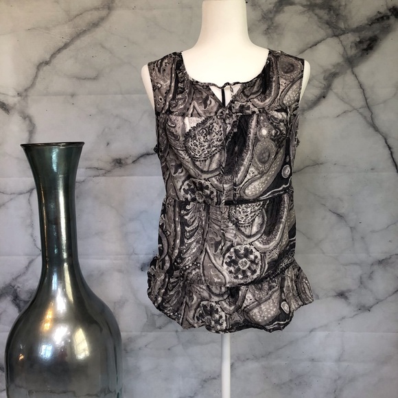 Talbots Tops - 🎉Clearance! Talbots Petites Black & White Blouse